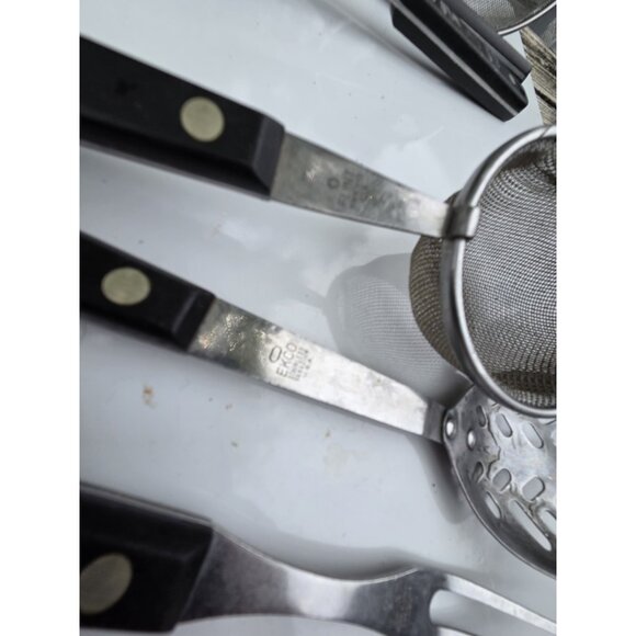 Vintage Set 7 Ekco Stainless Vanadium Flint Arrow Kitchen Utensil USA - Picture 9 of 11
